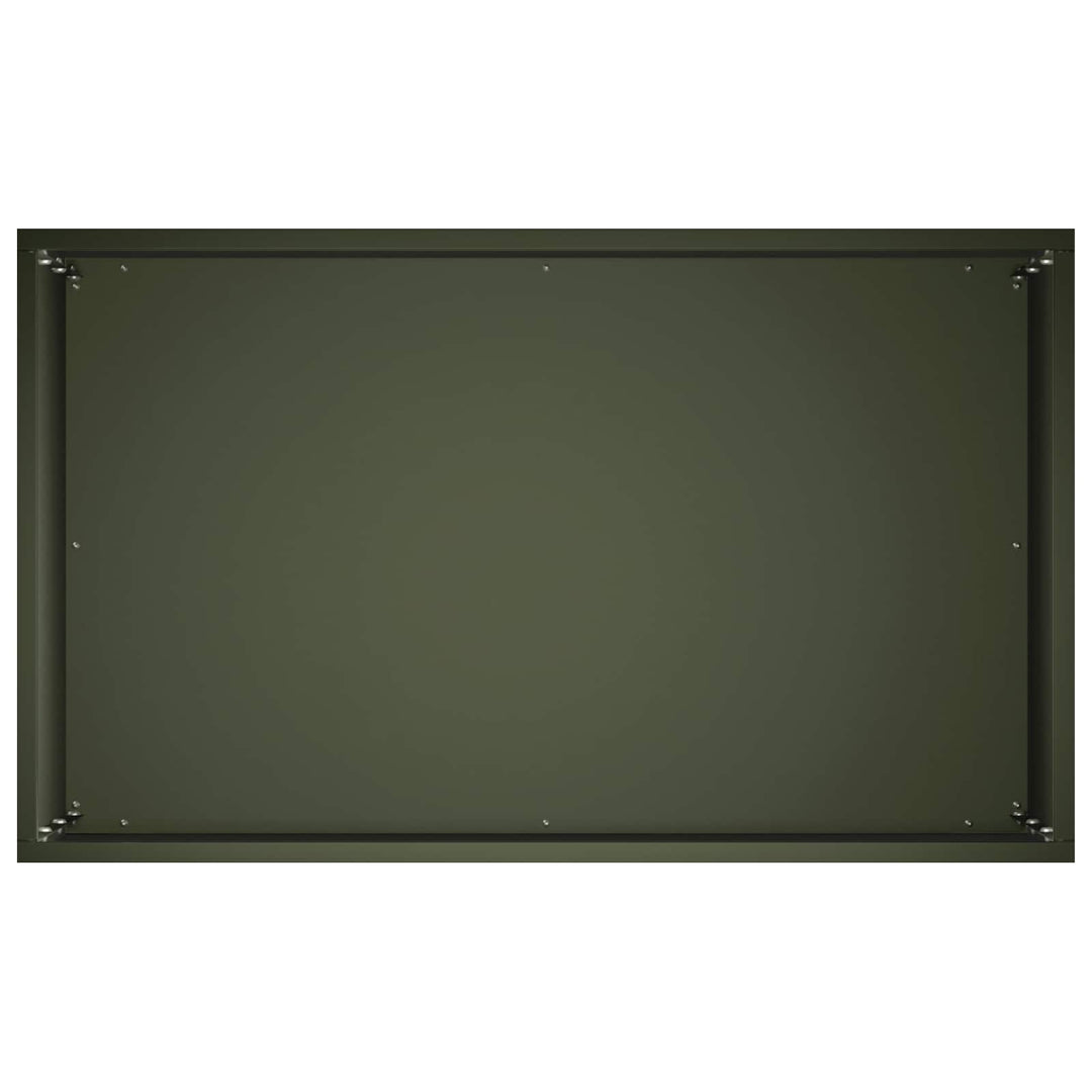 Trädgårdsplanterare Olivgrön 50 X 30 X 40 Cm Kallvalsat Stål