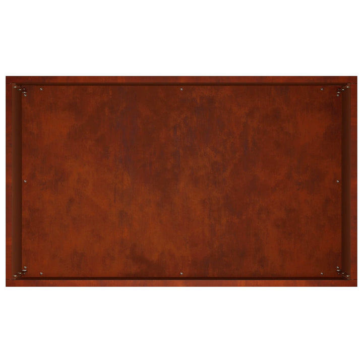 Trädgårdsplanterare Rostig 50 X 30 X 40 Cm Väderbeständig Stål