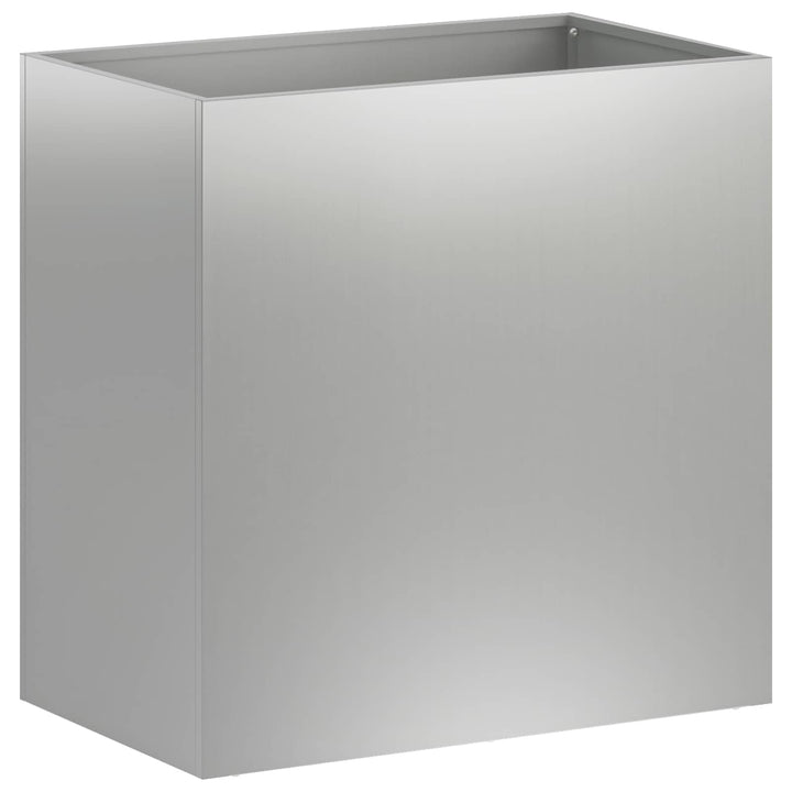 Trädgårdsplanterare Silver 50 X 30 X 50 Cm Galvaniserat Stål