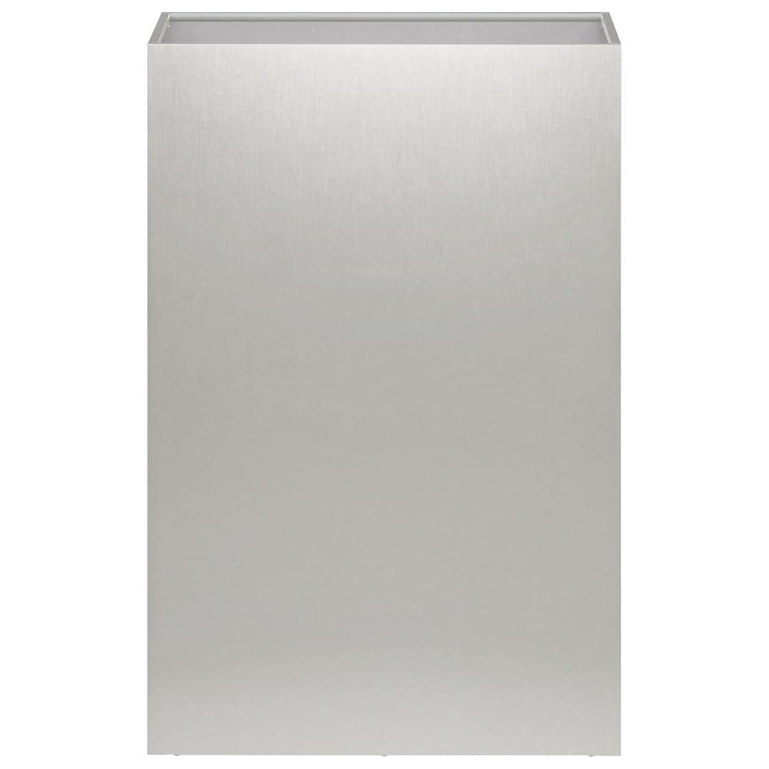 Trädgårdsplanterare Silver 50 X 30 X 75 Cm Rostfritt Stål