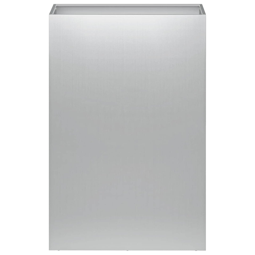 Trädgårdsplanterare 2 St Silver 50 X 30 X 75 Cm