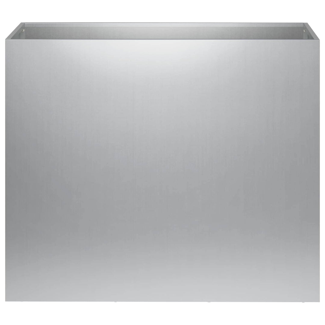 Trädgårdsplanterare Silver 60 X 30 X 40 Cm Galvaniserat Stål