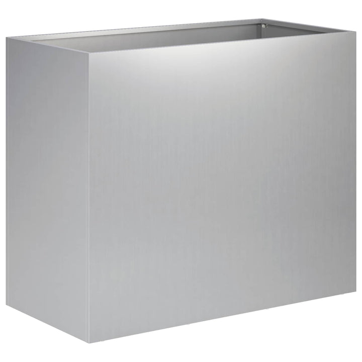 Trädgårdsplanterare 2 St Silver 60 X 30 X 40 Cm