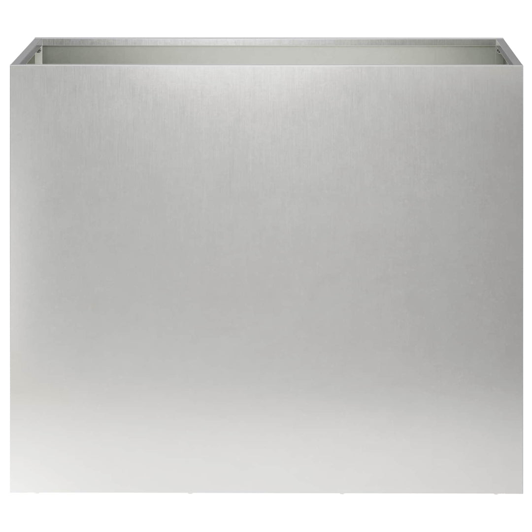 Trädgårdsplanterare Silver 60 X 30 X 50 Cm Rostfritt Stål