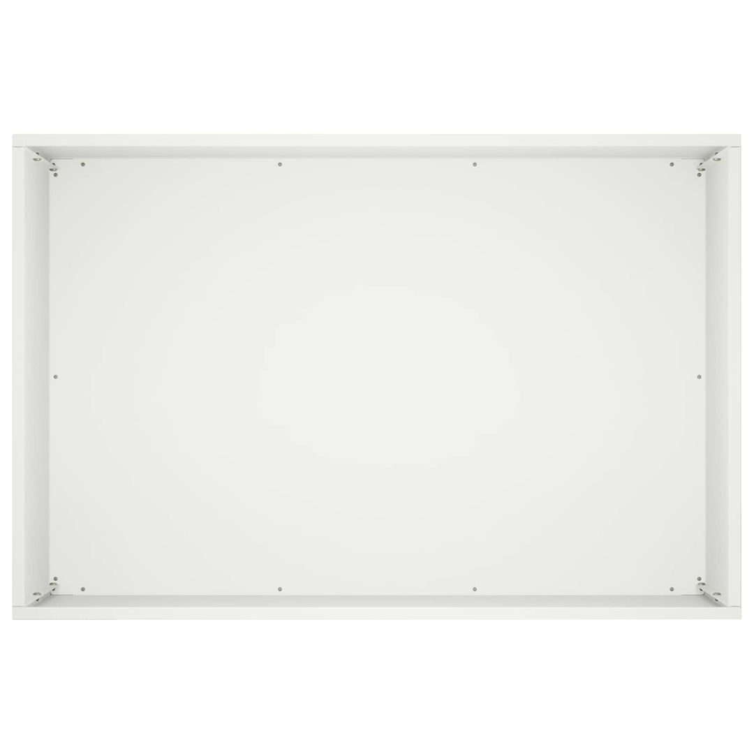 Trädgårdsplanterare 2 St Vit 50 X 40 X 40 Cm Kallvalsat Stål