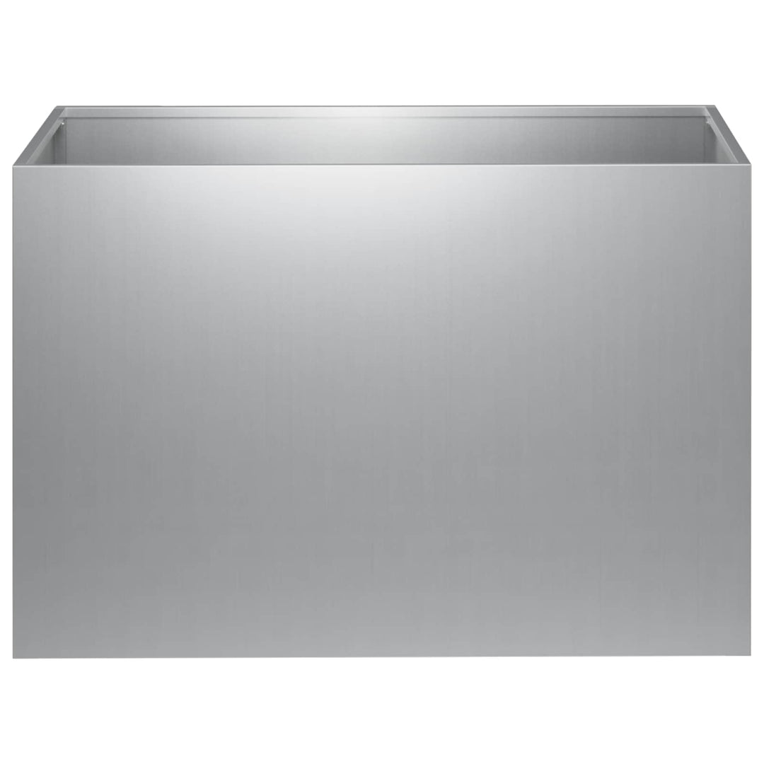 Trädgårdsplanterare 2 St Silver 50 X 40 X 40 Cm