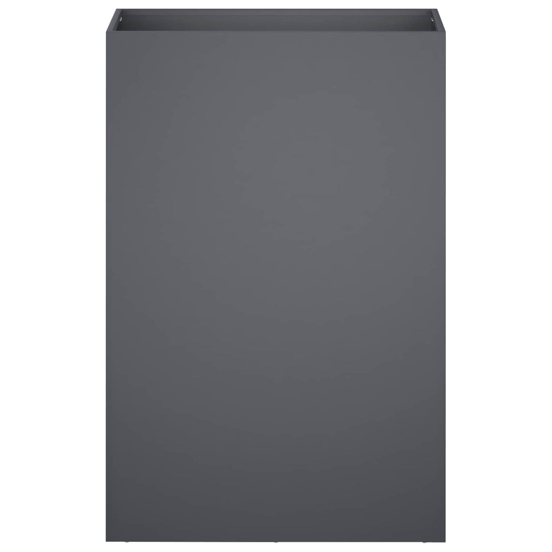 Trädgårdsplanterare Antracit 50 X 40 X 75 Cm Kallvalsat Stål