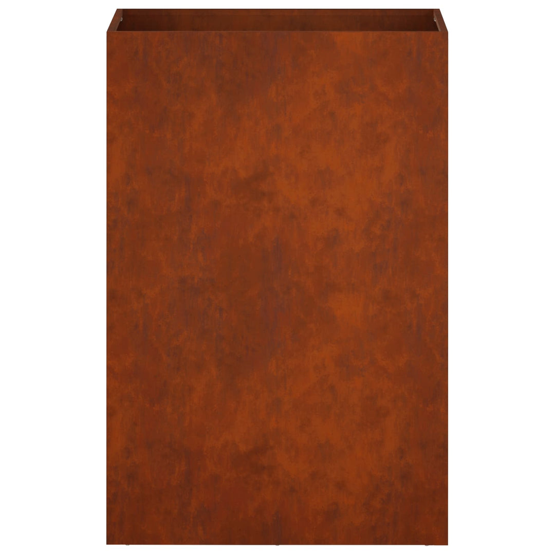 Trädgårdsplanterare Rostig 50 X 40 X 75 Cm Väderbeständig Stål