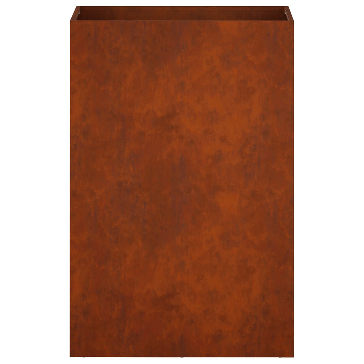 Trädgårdsplanterare 2 St Rostig 50 X 40 X 75 Cm