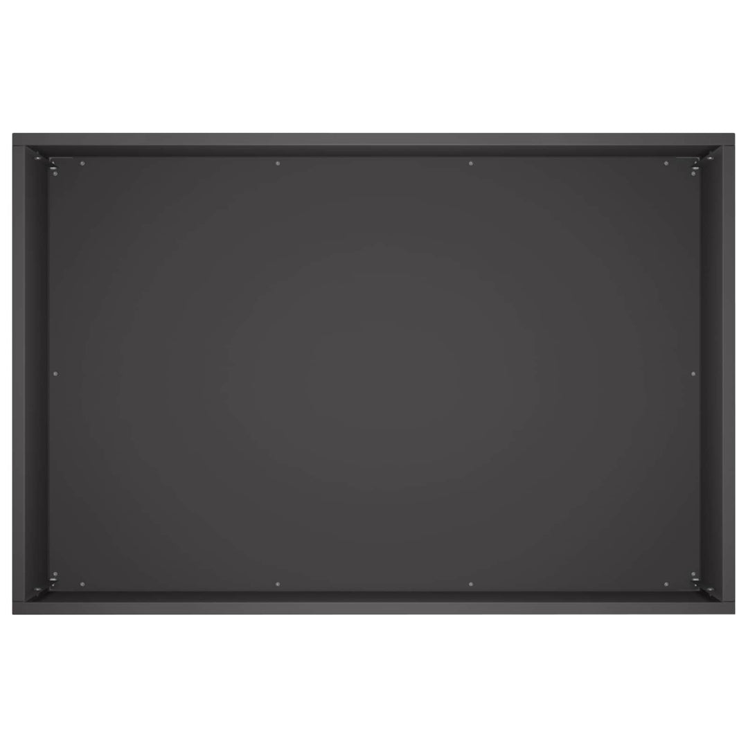 Trädgårdsplanterare 2 St Svart 60 X 40 X 40 Cm Kallvalsat Stål