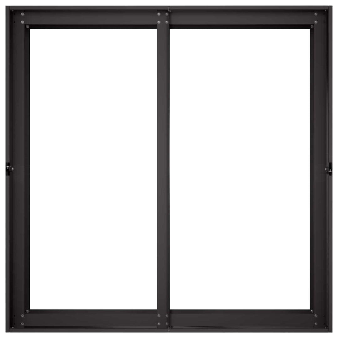 Trädgårdsplanterare Svart 80 X 80 X 60 Cm Kallvalsat Stål