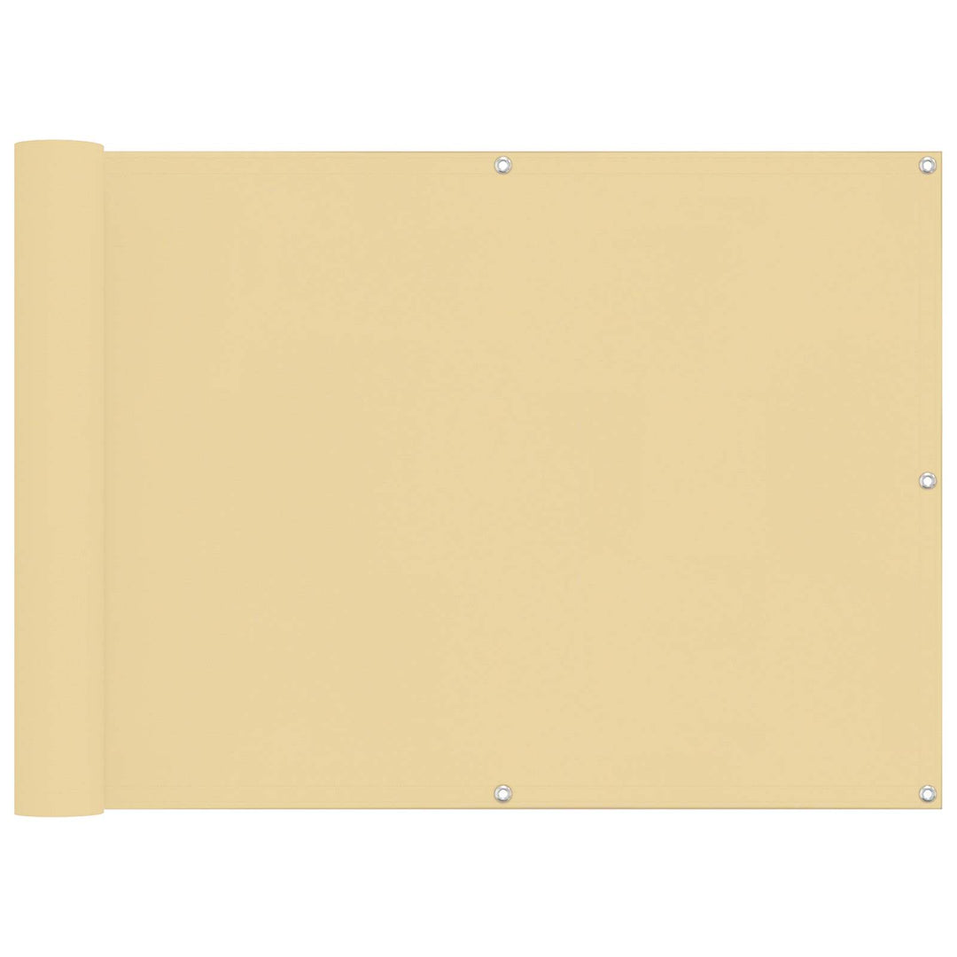 Balkong Skärm 75 X 200 Cm Pu-Belagt Oxford Alu