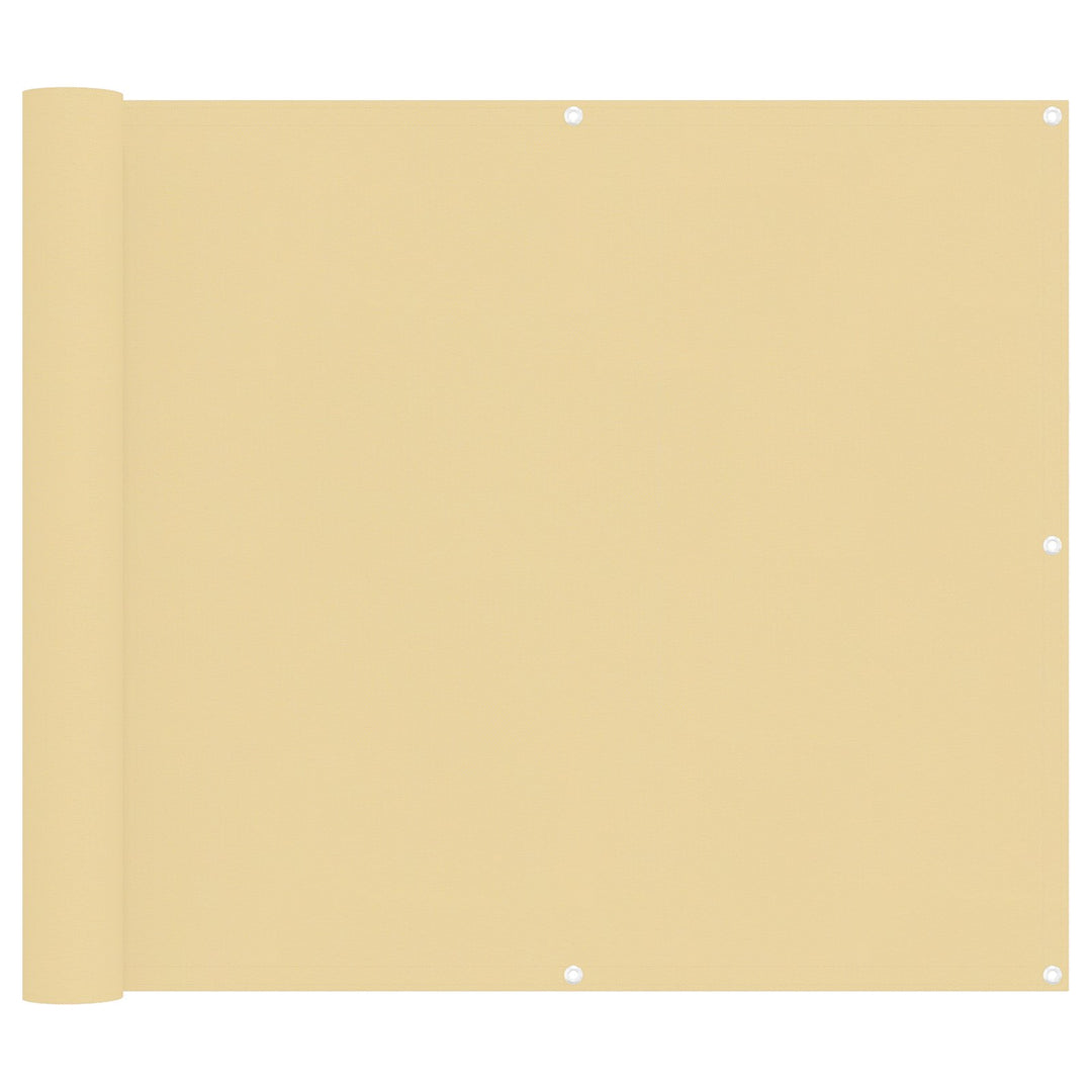 Balkong Skärm 90 X 200 Cm Pu-Belagt Oxford Alu
