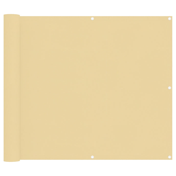 Balkong Skärm 90 X 200 Cm Pu-Belagt Oxford Alu