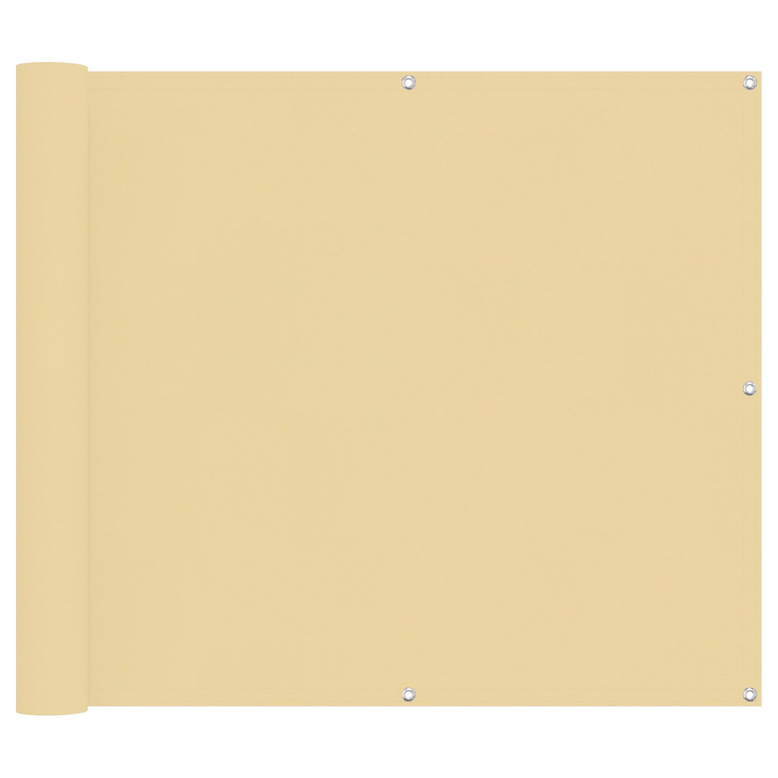 Balkong Skärm Sand 100 X 200 Cm Oxford Tyg
