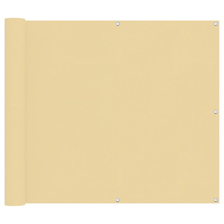 Balkong Skärm Sand 100 X 500 Cm Oxford Tyg