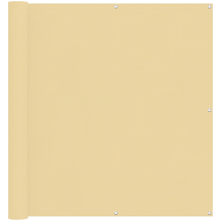 Balkong Skärm Sand 110 X 400 Cm Oxford Tyg