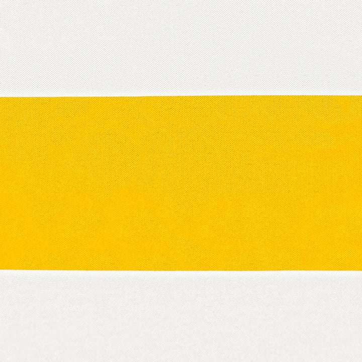 Balkong Skärm 110 X 700 Cm Oxford Tyg Rektangulär Gul Och Vit