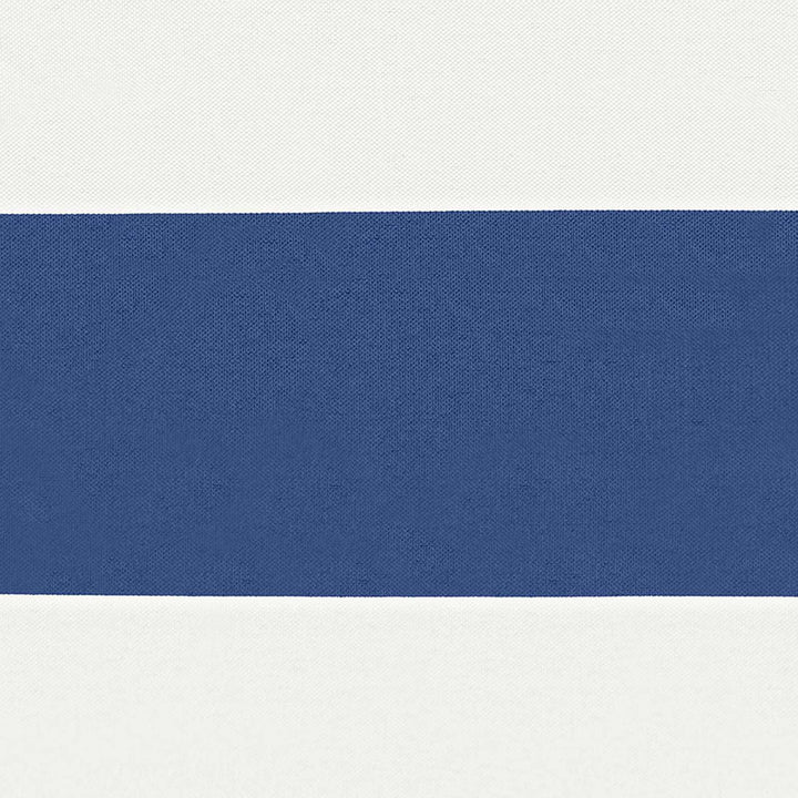 Balkong Skärm 100 X 500 Cm Oxford Tyg Rektangulär Blå Och Vit