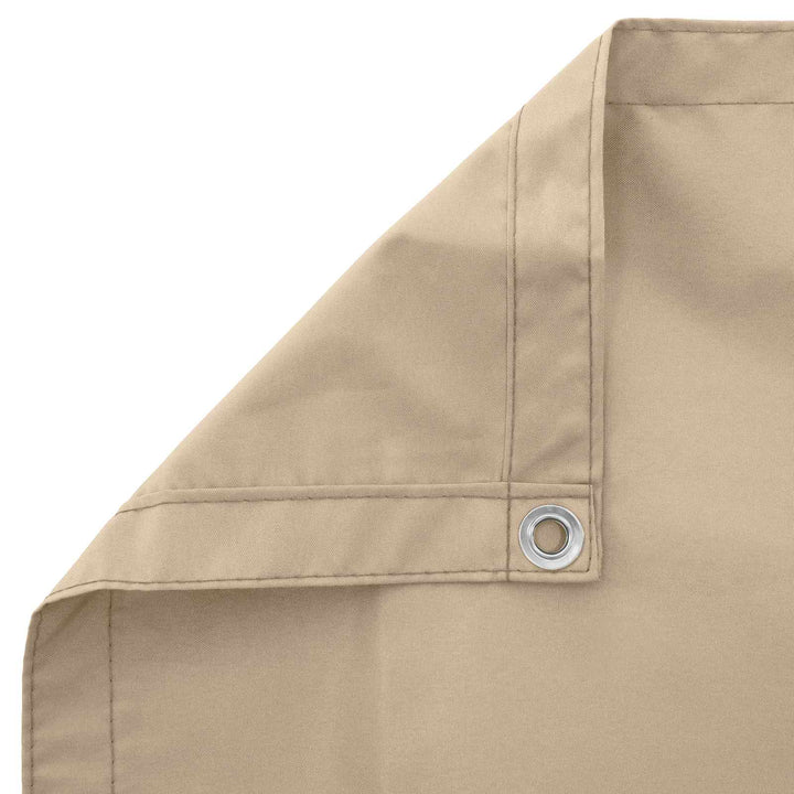Balkong Skärm Beige 100 X 500 Cm Oxford Tyg