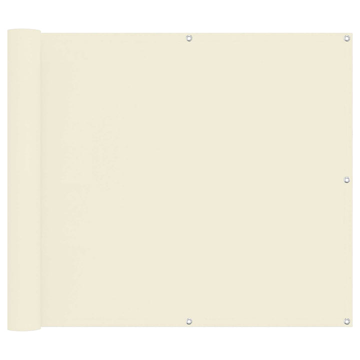 Balkong Skärm Kräm 100 X 300 Cm Oxford Tyg