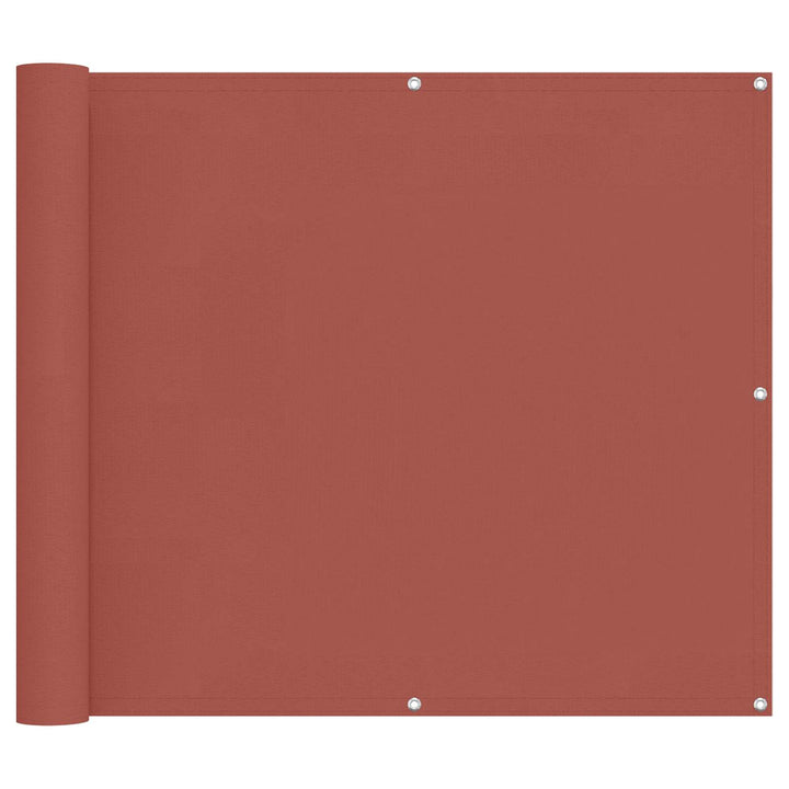 Balkong Skärm Terracotta 100 X 200 Cm Oxford Tyg