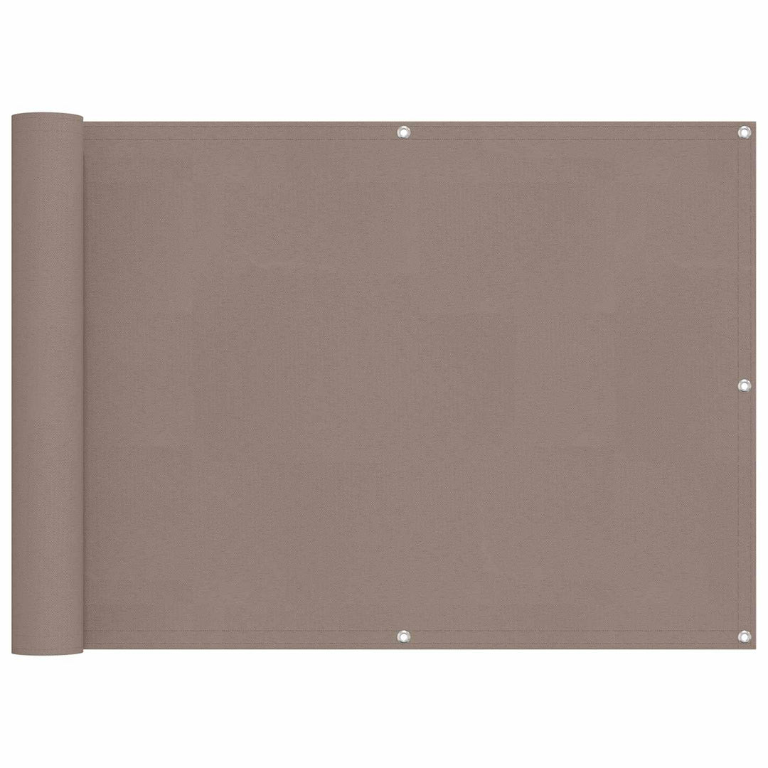 Balkong Skärm 75 X 200 Cm Pu-Belagt Oxford Alu