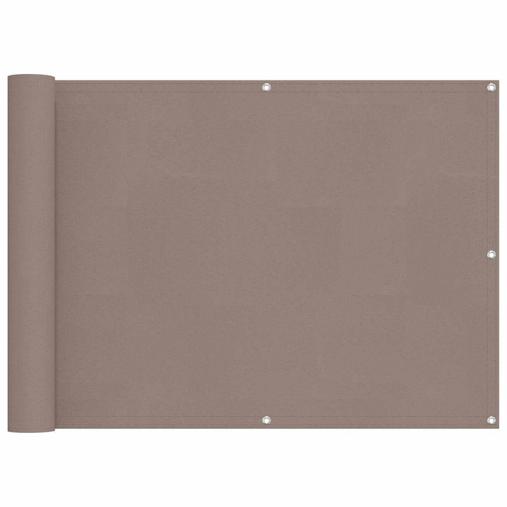 Balkong Skärm 75 X 200 Cm Pu-Belagt Oxford Alu