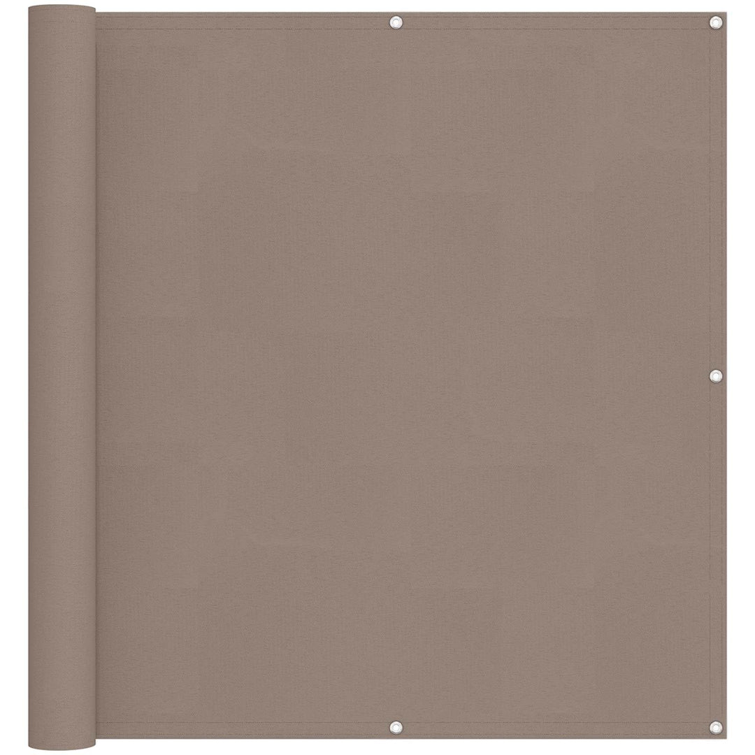 Balkong Skärm 120 X 200 Cm Pu-Belagt Oxford Alu