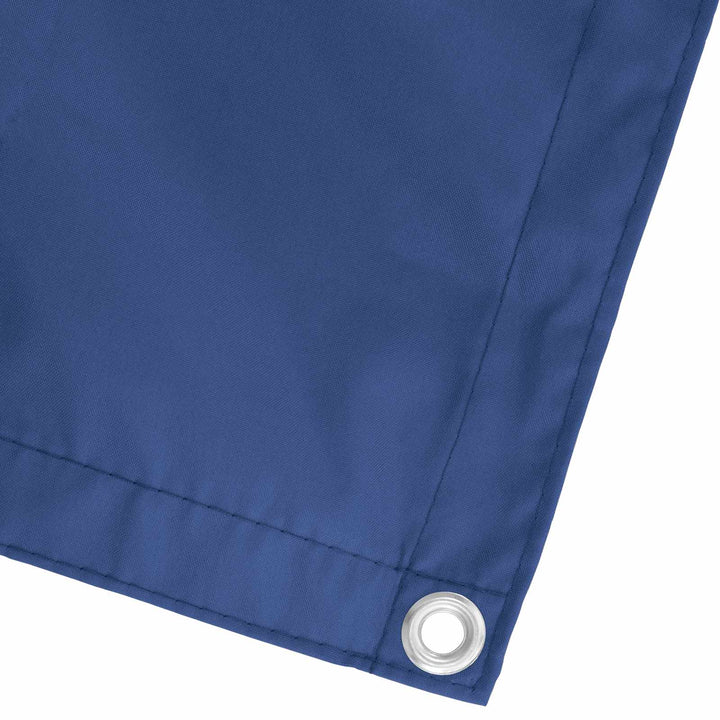 Balkong Skärm Blå 120 X 200 Cm Pu-Belagt Oxford Alu