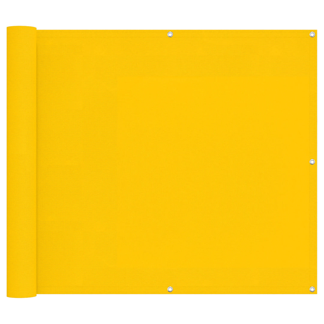 Balkong Skärm Gul 100 X 800 Cm Oxford Tyg