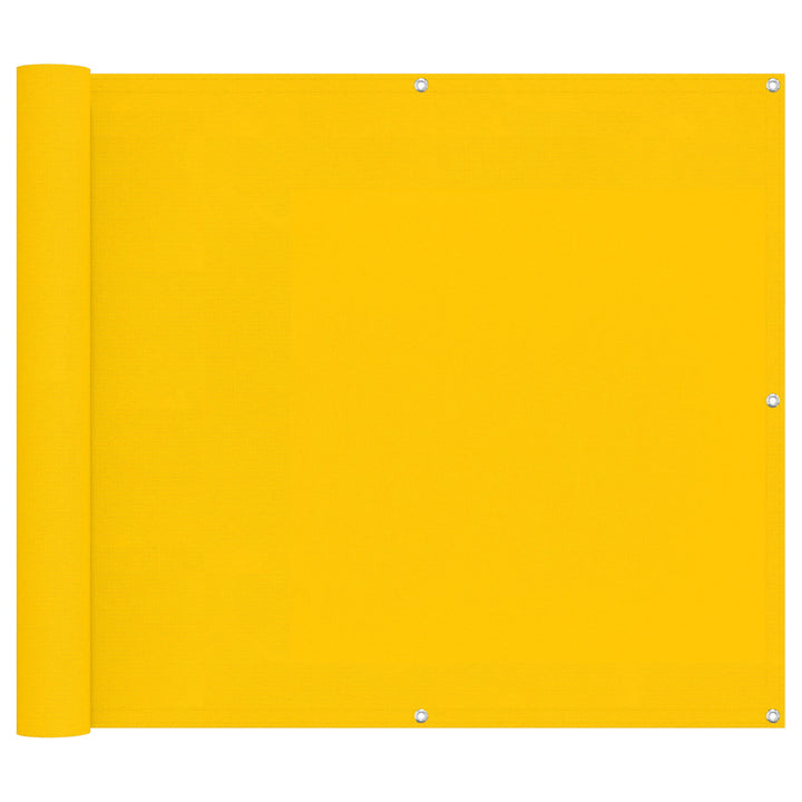 Balkong Skärm Gul 100 X 1000 Cm Oxford Tyg