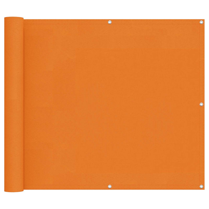 Balkong Skärm Orange 90 X 200 Cm Oxford Tyg