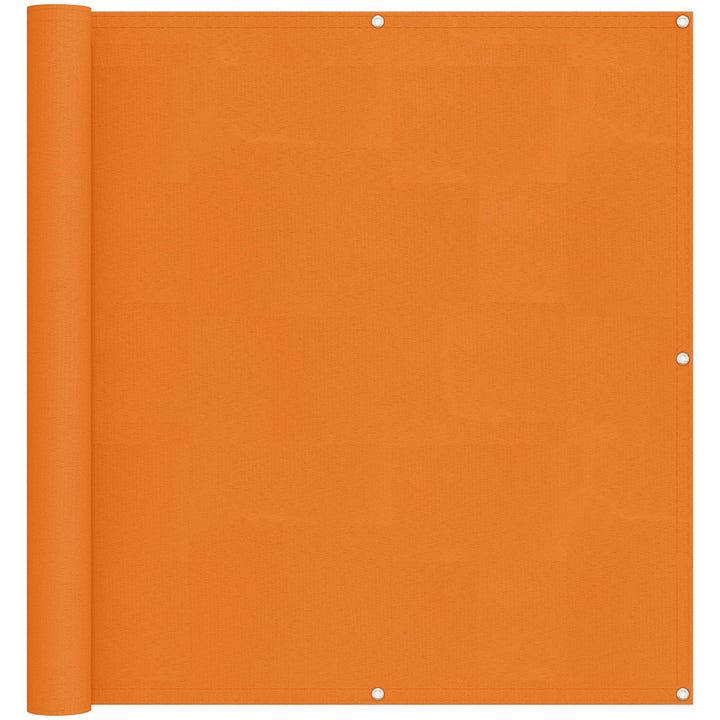 Balkong Skärm Orange 110 X 600 Cm Oxford Tyg
