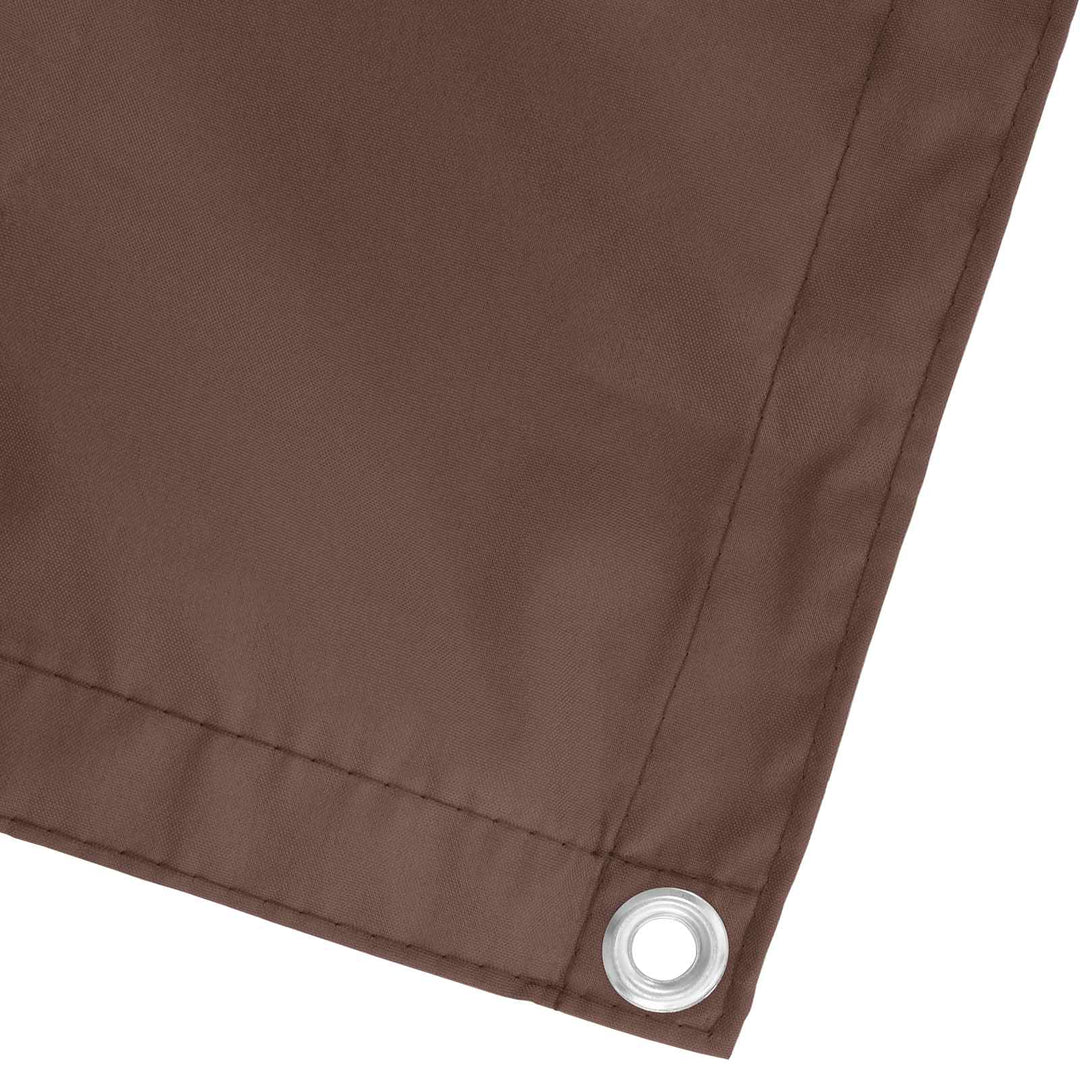 Balkong Skärm Brun 100 X 700 Cm Oxford Tyg