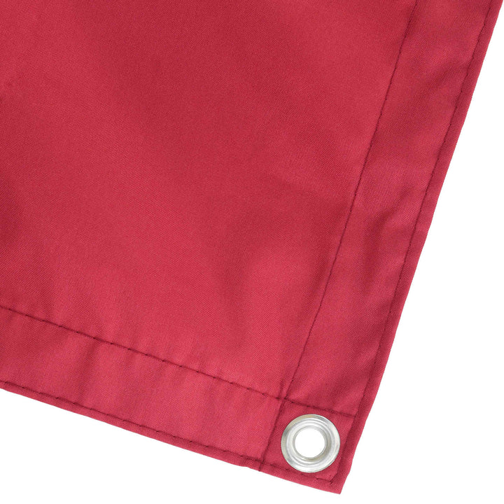 Balkong Skärm Vinröd 75 X 200 Cm Pu-Belagt Oxford Alu