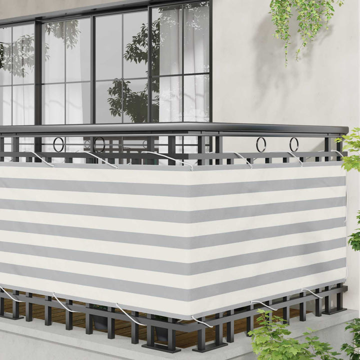 Balkong Skärm 75 X 400 Cm Oxford Tyg Rektangulär