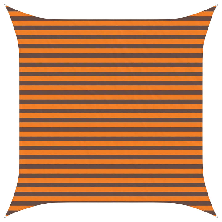 Utomhus Solsätt Segel Orange Och Brunt 3 X 3 M