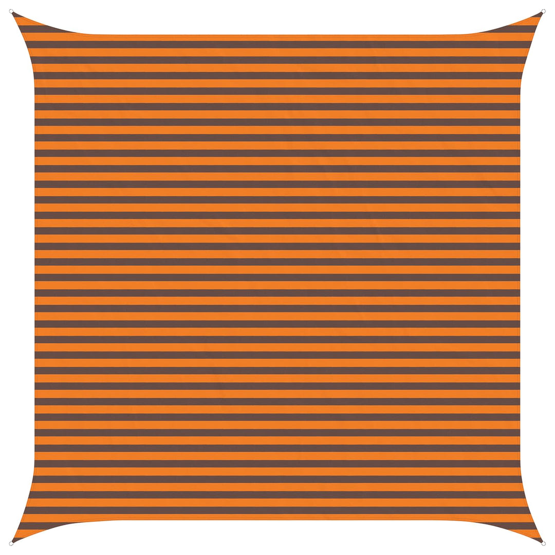 Utomhus Solsätt Segel Orange Och Brunt 4,5 X 4,5 M