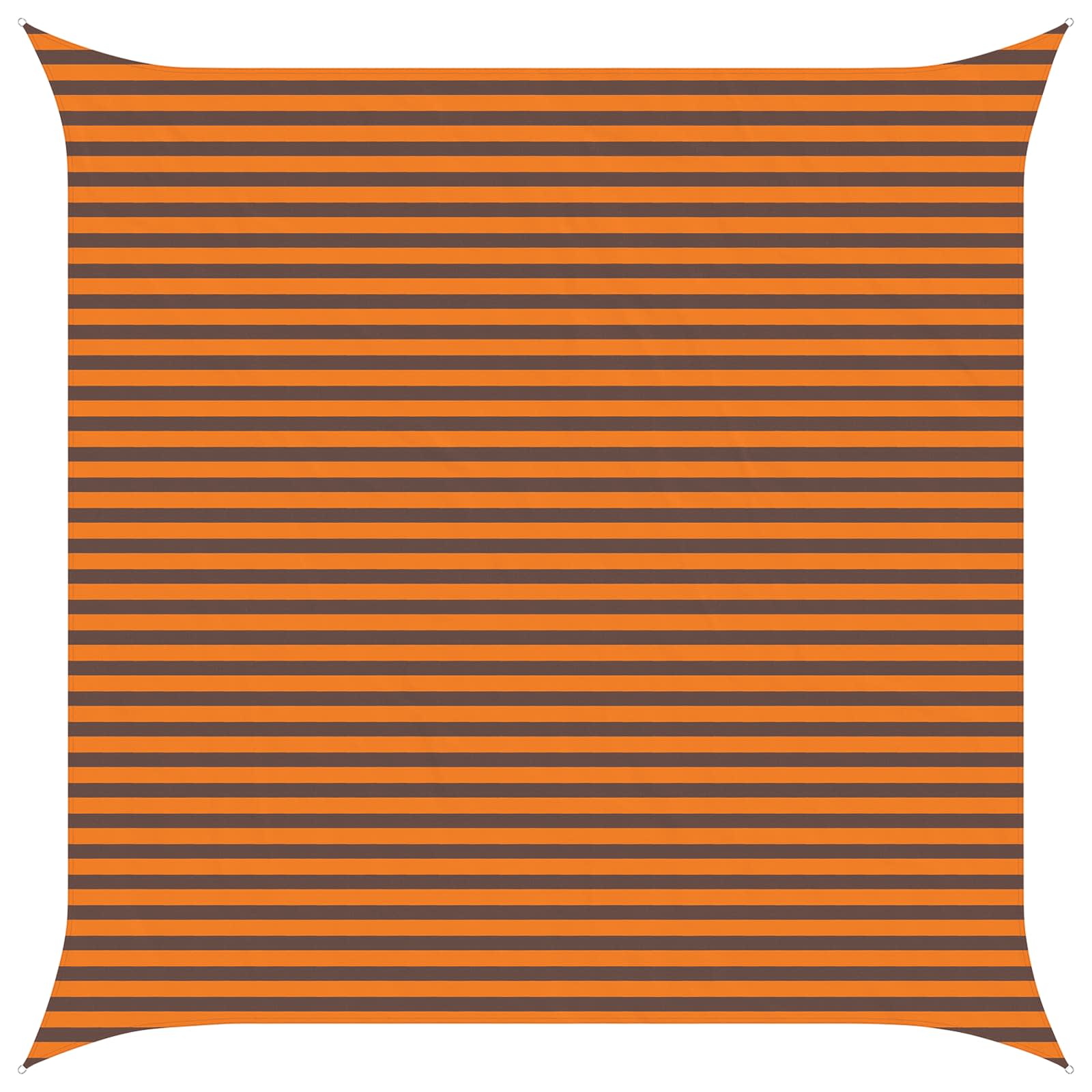 Utomhus Solsätt Segel Orange Och Brunt 4,5 X 4,5 M