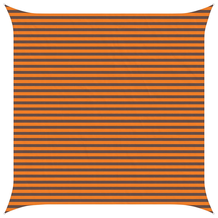 Utomhus Solsätt Segel Orange Och Brunt 4,5 X 4,5 M