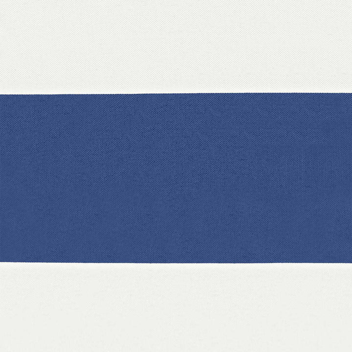Utomhus Solsätt Segel Blå Och Vit 7 X 7 M 100% Polyester Oxford