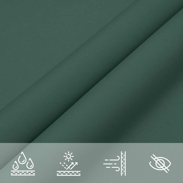Solskugge Segel Mörkgrön 2 X 6 M 100% Polyester Oxford