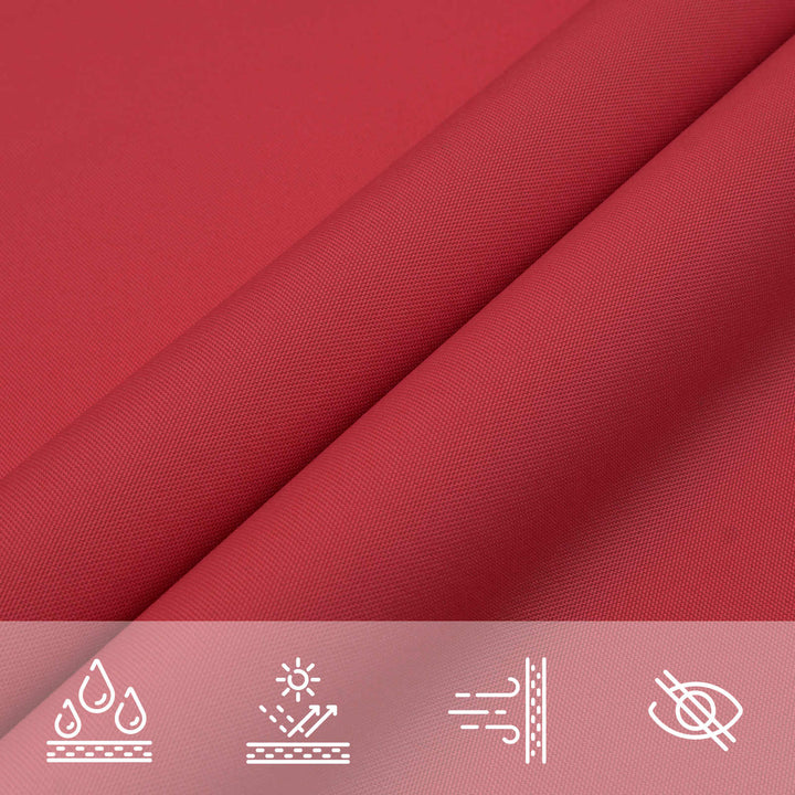 Solskugge Segel Röd 6 X 2 M 100% Polyester Oxford