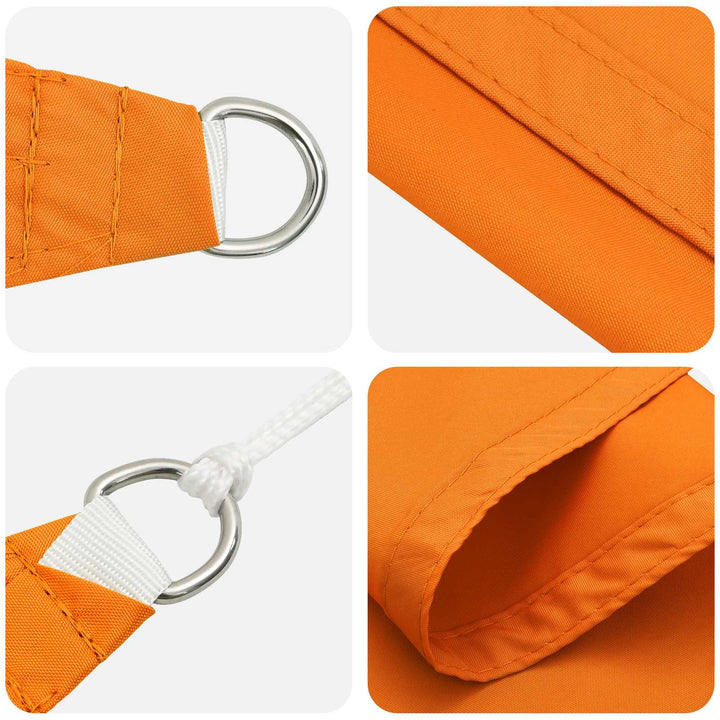 Solskugge Segel Orange 6 X 2,5 M 100% Polyester Oxford