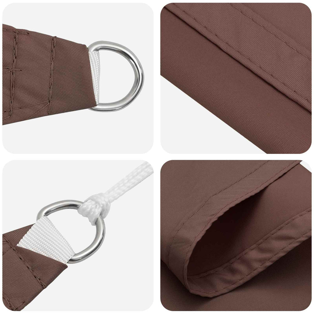Solskugge Segel Brun 6 X 2,5 M 100% Polyester Oxford