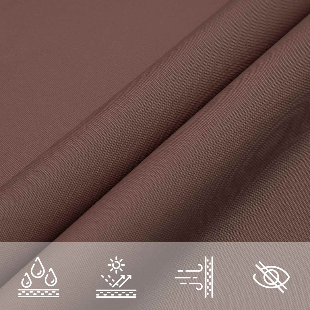 Solskugge Segel Brun 6 X 2,5 M 100% Polyester Oxford