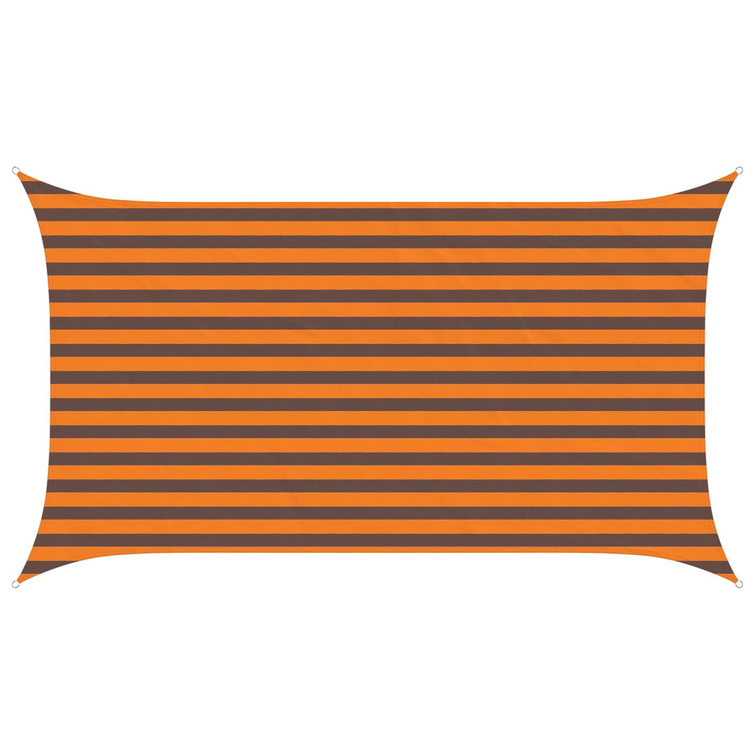 Solskugge Segel Orange Och Brunt 3,5 X 2 M