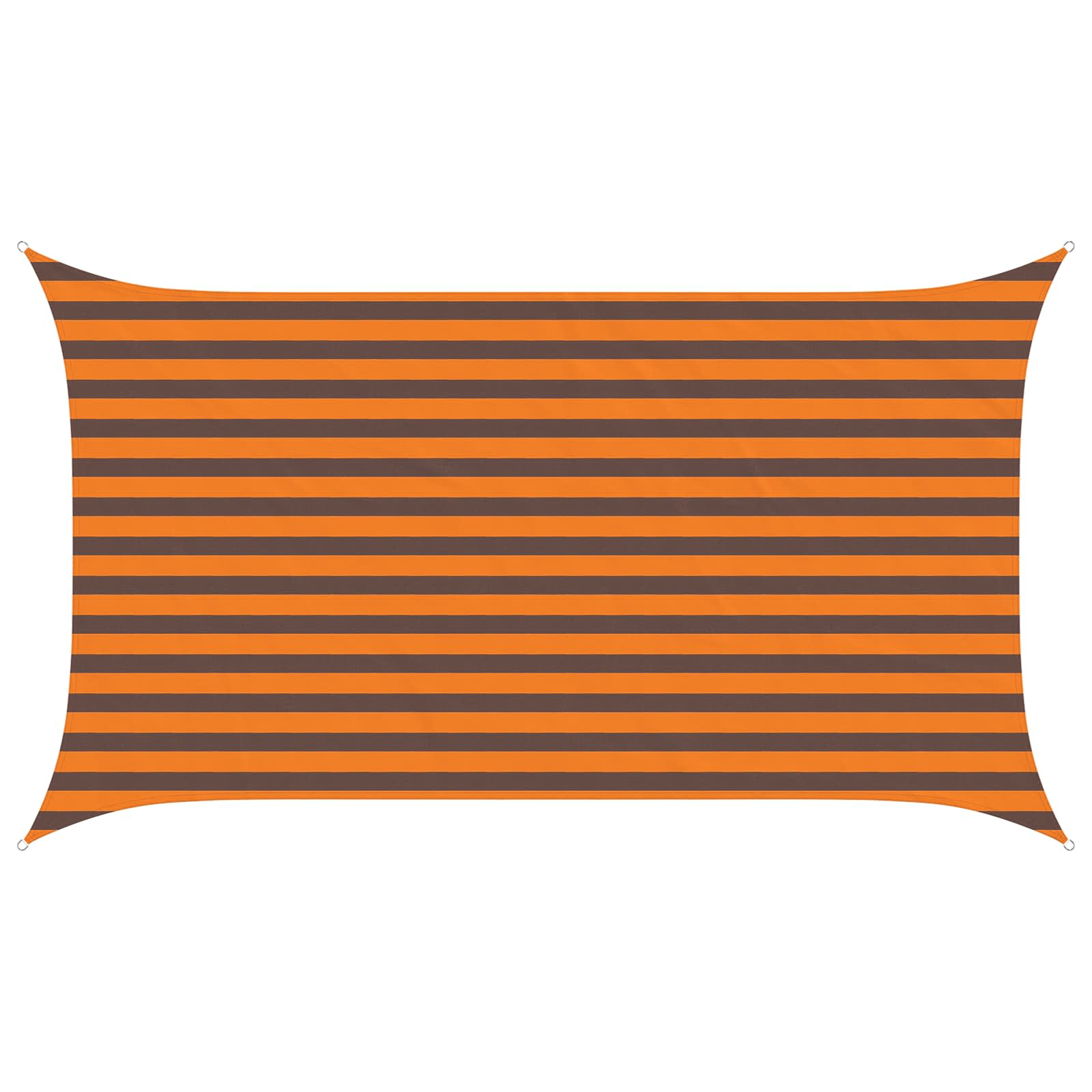 Solskugge Segel Orange Och Brunt 3,5 X 2 M