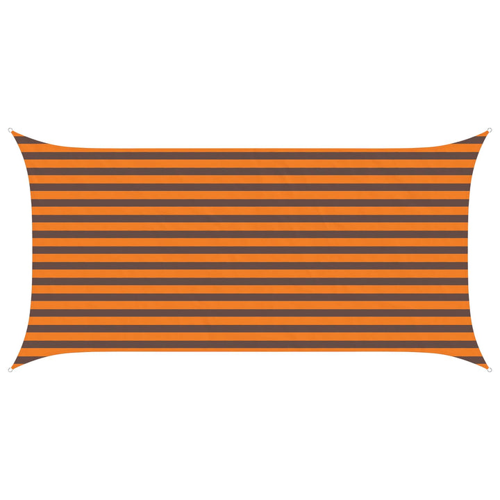 Solskugge Segel Orange Och Brunt 4 X 2 M 100% Polyester Oxford